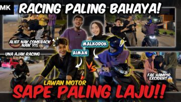 MALKODOK JATUH MOTOR UNA MENANGIS ‼️