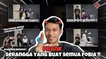 PRANK BINATANG GONE WRONG!!! REACTION AITEAM SUSAH DIAGAK!!! SIAPA YANG PENAKUT NI???