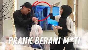 PRANK TV PECAH RUMAH BARU !! WIFE AKU MENGAMOK!!