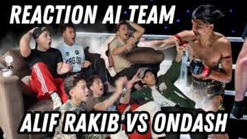 REACTION AI TEAM FIGHT ALIF RAKIB VS RAMADAN ONDASH!!