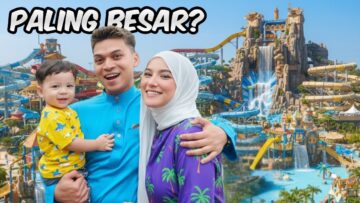 RIAZ 1st TIME KE SUNWAY LAGOON ‼️‼️ CAMERA JATUH DALAM AIR ⁉️