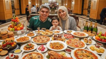 RIAZ & MOMMY MAKAN PENUH MEJA ‼️‼️ KECOH 1 HOTEL ‼️‼️