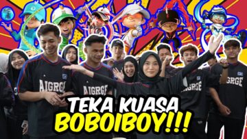 TEKA KUASA BOBOIBOY !!!! UNA MELATAH FIRST TIME JADI HOST…