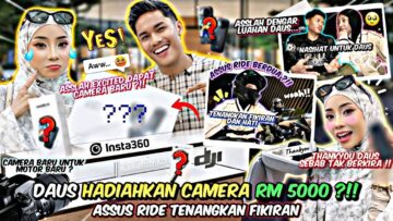 DAUS HADIAHKAN CAMERA RIDE MOTOR !! ASSUS RIDE UNTUK TENANGKAN DAUS !! NASIHAT ASSLAH UNTUK DAUS