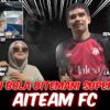 MAIN BOLA DITEMANI SUPERMODEL !! KAU BALAS AKU PUN AKAN BALAS !!