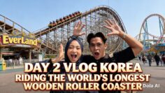 NAIK ROLLER COASTER KAYU!!! TERPANJANG DIDUNIA