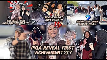PIQA BARU MASUK AI DAH ADA NEW ACHIEVEMENT!? ABE,KAK BELLA & SEMUA TERKEJUT SUPERBIKE SAMA MCM ABE??