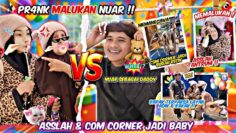 PRANK MALUKAN NUAR DEPAN ORANG RAMAI !! ASSLAH & COM CORNER JADI BABY KEMBAR TANTRUM ?!