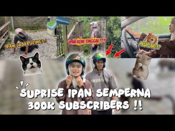SUPRISE 300k SUBSCRIBER YT IRFAN GONE WRONG 😱‼️IRFAN TRAUMA DAH NAK BERPARTNER DENGAN PIQA 😤😤