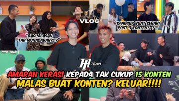 AMARAN KERAS KEPADA TALENT YANG BELUM SIAPKAN TASK 15 KONTEN?! SEMMUA AI TEAM BAGI AYAT PEDAS?!