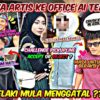 ASSLAH BAWA ARTIS KE OFFICE AI TEAM !! LELAKI MULA TUNJUK BELANG !! PICKUP LINE MANIS BERSEMUT