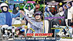 DUO AA & DUO SABAHAN RIDE VESPA BERSAMA !! ASSLAH TUKAR COLOR SPORTBIKE !!