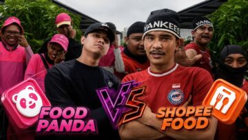 FOODPANDA VS SHOPEEFOOD !! LAUTAN PINK MENGANAS !!