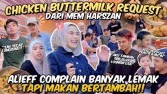 HARZAN REQUEST AYAM BUTTERMILK | SEMUA TALENT LAGI SUKA RIAZ HANDLE CONTENT KANTIN DARI UNA ?!!