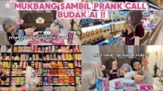 PRANK CALL BORAK KACIP DENGAN BUDAK AI!! MUKBANG ALL PINK!