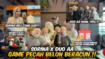 SORINA CUBA BERKAWAN BERSAMA DUO AA !! LELAKI TERKACAK SENTIASA MENEMANI !!!