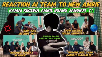 TRANFORM AMRIE JADI BRUNO MARS ! REACTION AI TEAM TO NEW AMRIE !