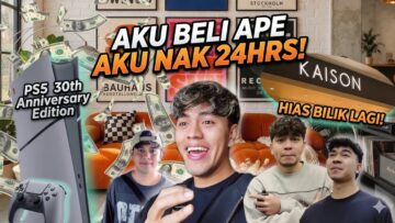#vlog BELI APE AKU NAK 24HRS!! ADIK BERADIK HASUT RIEV!!
