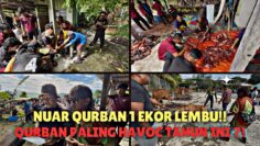 VLOG QURBAN PALING HAVOC!! ,SATU KAMPUNG TURUN PADANG!!,PENAT TAPI BERBALOI‼️