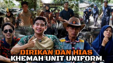 PERTANDINGAN KHEMAH TERCANTIK UNIT UNIFORM AI TEAM !!! HIASAN TERONTOP…