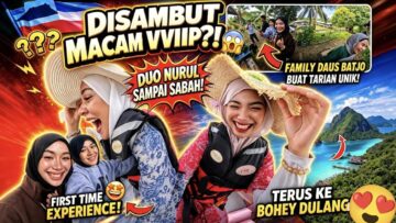 SABAH HERE WE DUO NURUL x AiUS GOOOOO! SERONOK SANGAT DEKAT SABAH SAMPAI TAKNAK BALIK