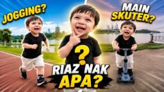 2YEARS OLD BABY RIAZ DOING VLOG. AMIK ALIH CONTENT DADDY !!