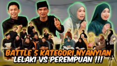 BATTLE NYANYIAN 5 JENIS LAWAK LELAKI VS PEREMPUAN AI TEAM !!!