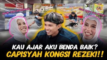 CAPISYAH BERKONGSI REZEKI DENGAN KUCING JALANAN ‼️ DIKEJAR ANJING BERJEMAAH ⁉️ KUCING LOVER ❗️