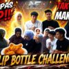 CHALLENGE FLIP BOTTLE TEAM NAZFAR !!!  SEMUA ORANG JADI HURU HARA🙂‍↔️🙂‍↔️