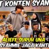 FIRSTDAY KESABARAN SYAHMIE DIUJI KENA COMMIT CONTENT | ALIEFF GELAK BESAR SYAHMIE JAGA KANTIN‼️