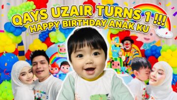 HAPPY BIRTHDAY ANAK KU YANG KE 1 TAHUN !!!