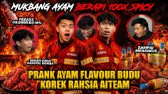 MUKBANG PRANK AYAM FLAVOUR BUDU 100X SPICY!!! PRANK BUDU BERAPI PECAH PERUT SAMPAI MENANGIS?!