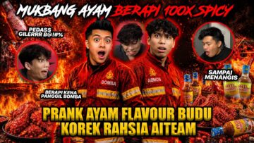 MUKBANG PRANK AYAM FLAVOUR BUDU 100X SPICY!!! PRANK BUDU BERAPI PECAH PERUT SAMPAI MENANGIS?!