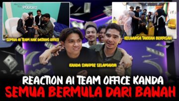 REACTION AITEAM OFFICE KANDA !! ALIEF BANGGA DENGAN KANDA !!