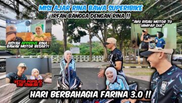 RINA JADI GENG RIDER AITEAM TERBARU!!! HAPPYNYA DAPAT BELAJAR MOTOR!!! BAHAGIA ATAUPUN TIDAK?