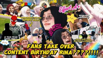 SAMBUTAN BIRTHDAY PALING GEMPAK!!! AI TEAM DAN FANS BERGABUNG SAMBUT BIRTHDAY RINA