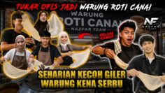 SEHARIAN TUKAR OFIS JADI WARUNG ROTI CANAI!!! KECOH GILER DAPUR TERBAK4R WARUNG KENA SERBU?!