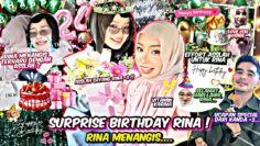 SURPRISE BRITHDAY UNTUK RINA ! ASSLAH BAGI HADIAH & MOMENT PALING BERHARGA ! UCAPAN DARI KANDA