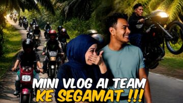 AI TEAM KE SEGAMAT RIDE RXZ !!! GIVEWAY 2 BIJI MOTOR