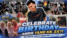 CELEBRATE BIRTHDAY AMRIE ?! HADIAH FANS SEMUA MAHAL !!