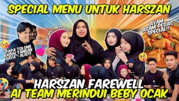MASAKAN TERAKHIR UNTUK HARZAN | ALIEF IRFAN BULI PAPA SYAHMIE LAGI ?!! SYAHMIE SERABUT !!