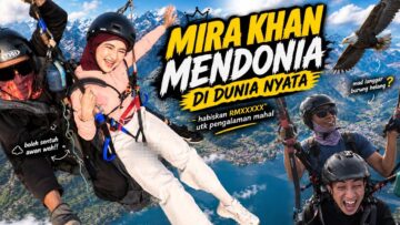 MIRA KHAN BUAT KERJA GIL4 ⁉️ PARAGLIDING PALING MENCABAR DLM MALAYSIA❗️KAMI LAGI TINGGI DARI AWAN ⁉️