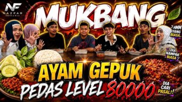 MUKBANG AYAM GEPUK SAMBAL EXTRAA  PEDAS 🔥🔥