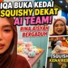 PIQA BUKA KEDAI SQUISHY DEKAT AI TEAM‼️ RINA AISYAH BERGADUH REBUT SQUISHY