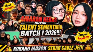 REACTION REAL GENG SENIOR KEMASUKAN TALENT SEMENTARA BATCH 1 ‼️ SEMUA FAKE ⁉️