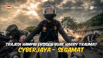 RIDE BERSAMA AI TEAM BERTUKAR MENJADI TRAJEDI NGERI?! HARRY HAMPIR EKSIDEN MOTOR TERKENA SLIP TANK?!