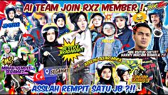 RIDE RXZ BERSAMA SELURUH AI TEAM !! ASSLAH JADI MINAH REMPIT DI KAMPUNG IBU KAK BELLA ?!!