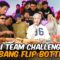 AI TEAM CHALLENGE MUKBANG FLIP BOTTLE !!! NUAR & AINAA HABISKAN SEMUA MAKANAN…