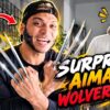 AIMAN HAPPY JUMPA WOLVERINE!! AIMAN NANGIS WEI !!