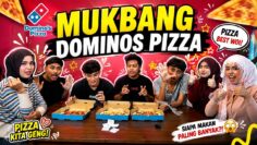 MUKBANG DOMINOS PIZZA SAMPAI LINCIN !!!